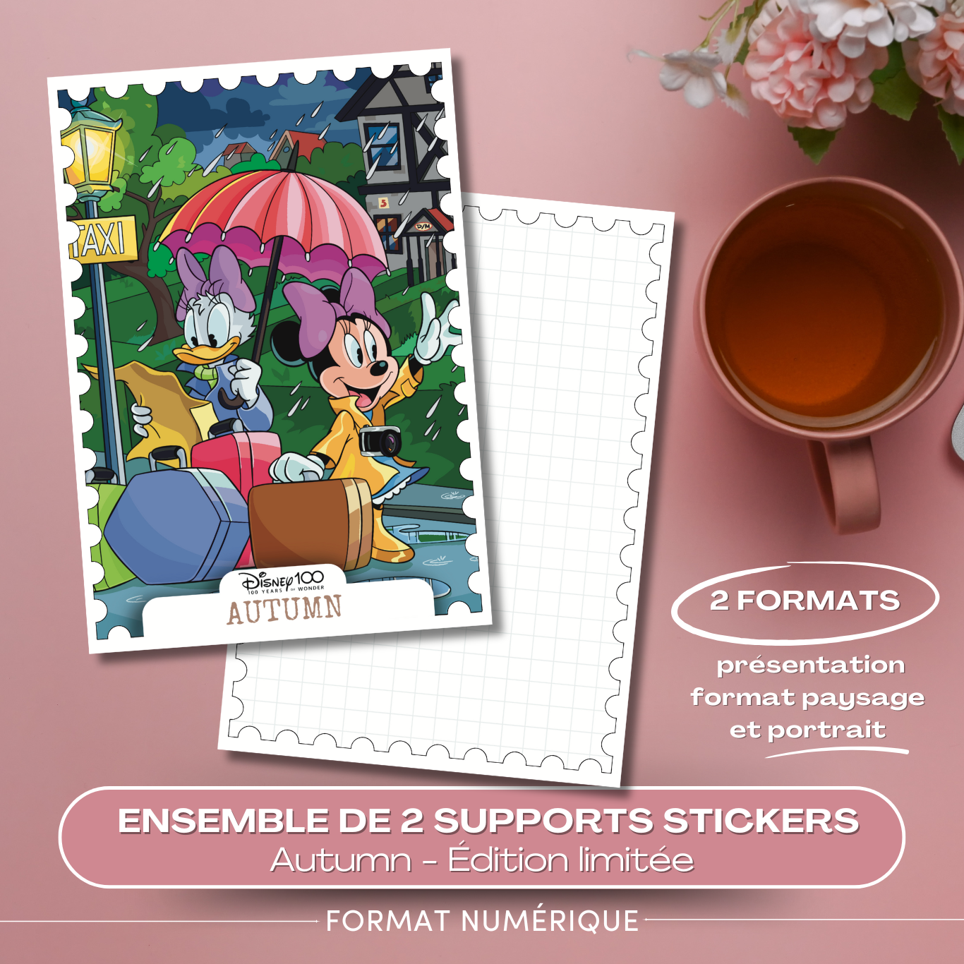 Autumn – lot de 2 fonds de carnet