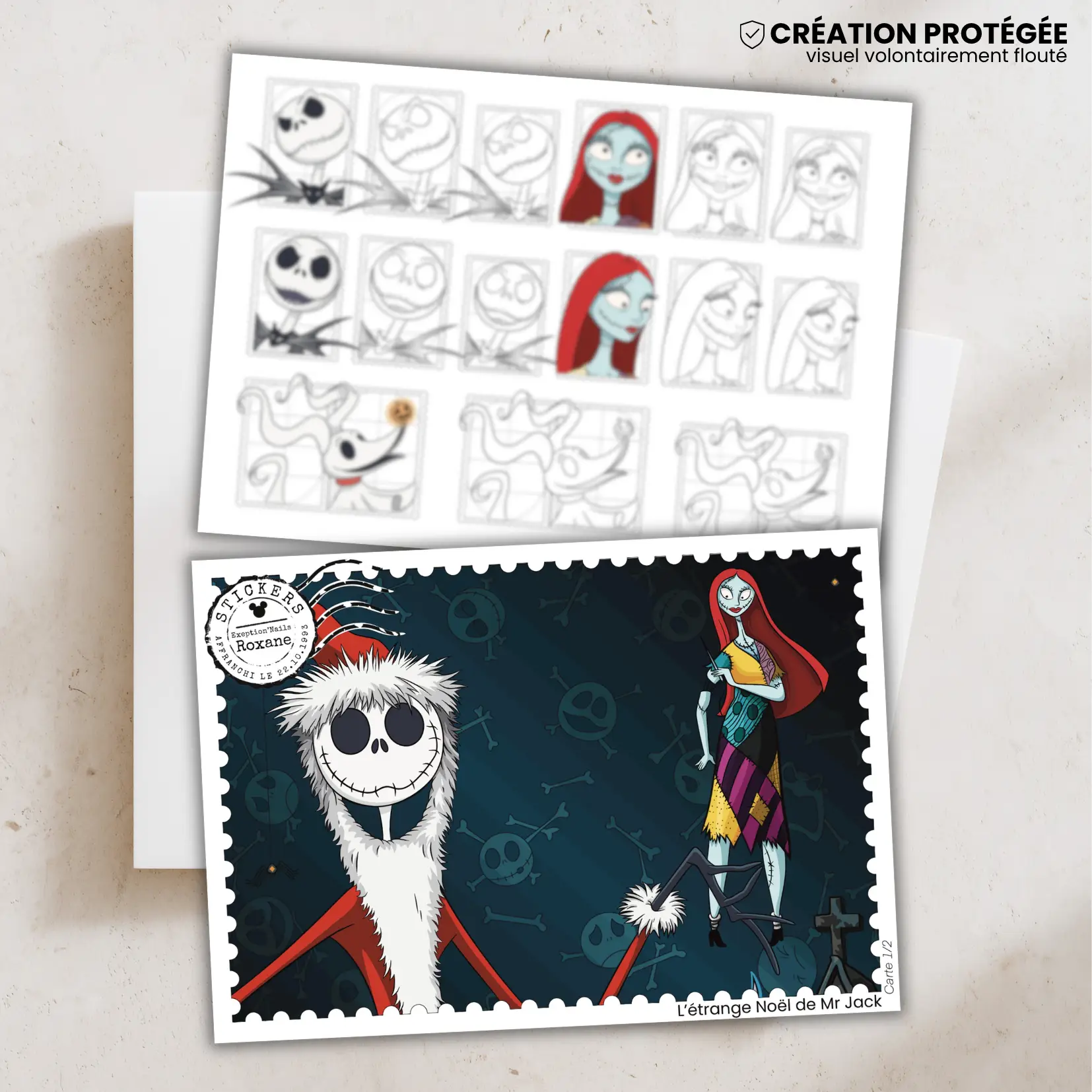 L’étrange Noël de Mr Jack – 2 minis cartes