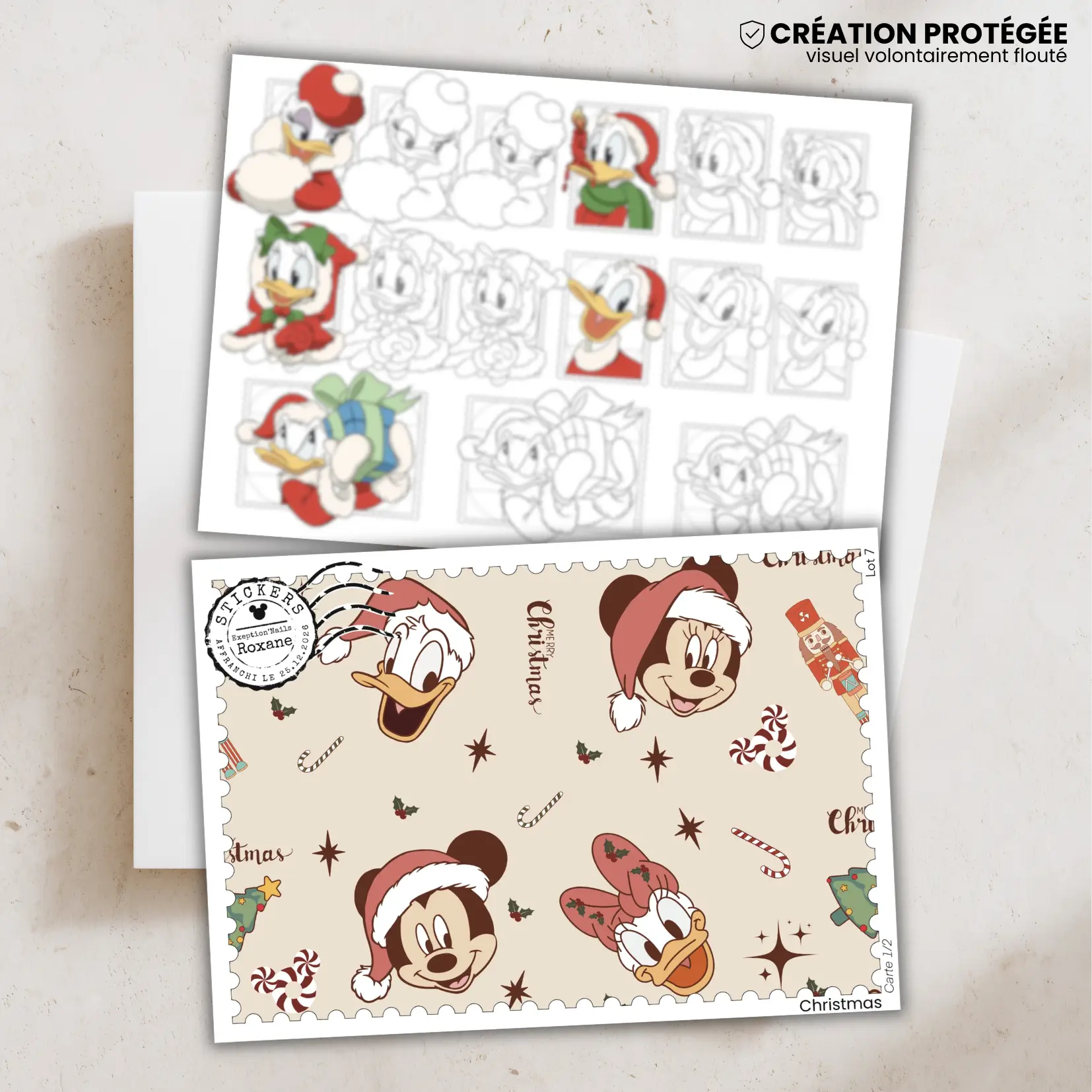 Christmas – 2 minis cartes – Lot n°7