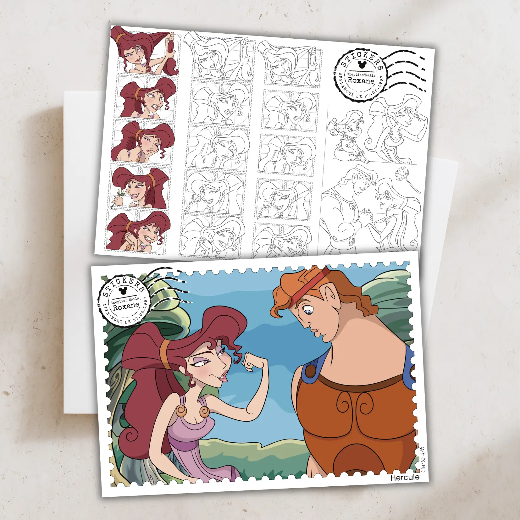 Hercule – lot de 6 cartes