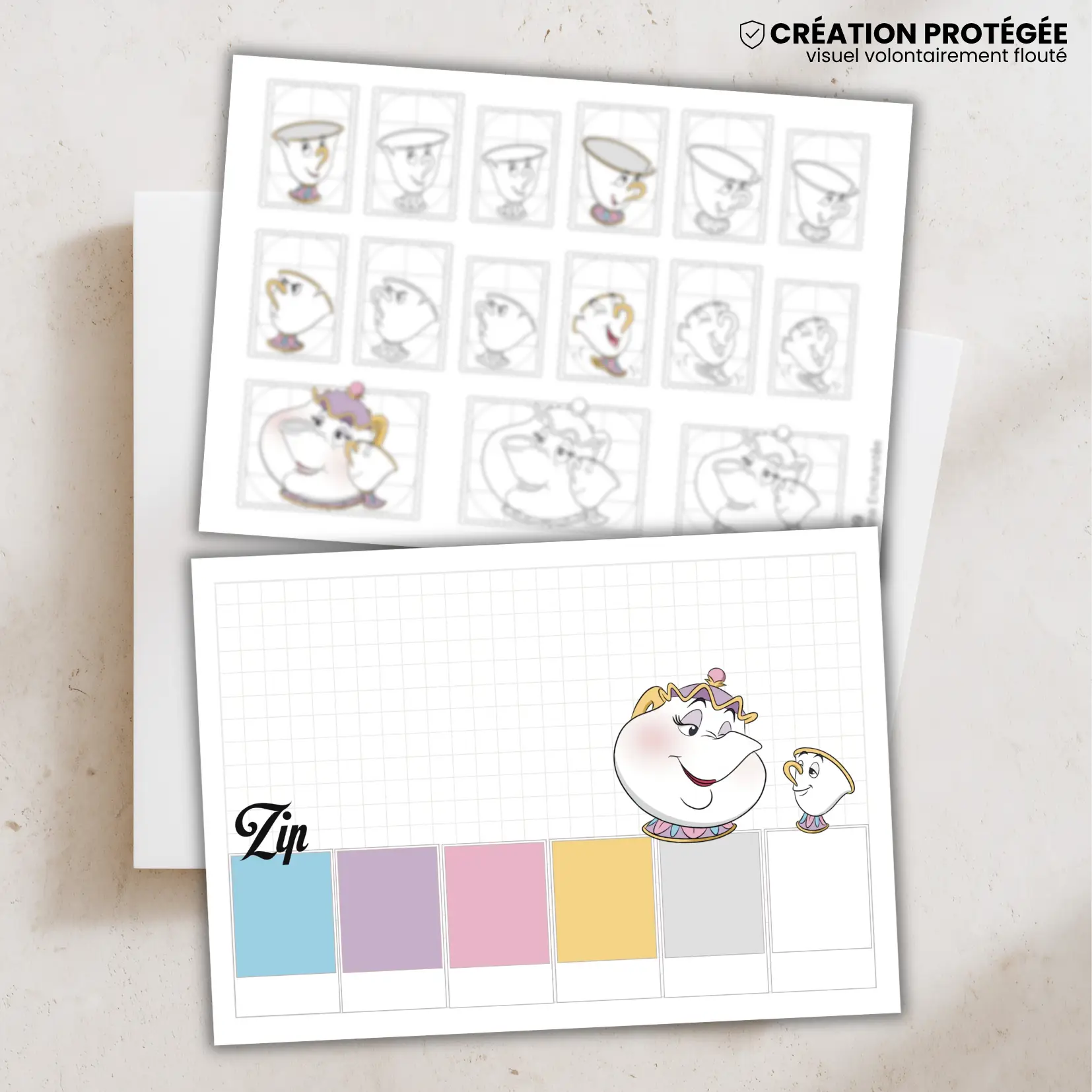 Zip – 1 mini carte