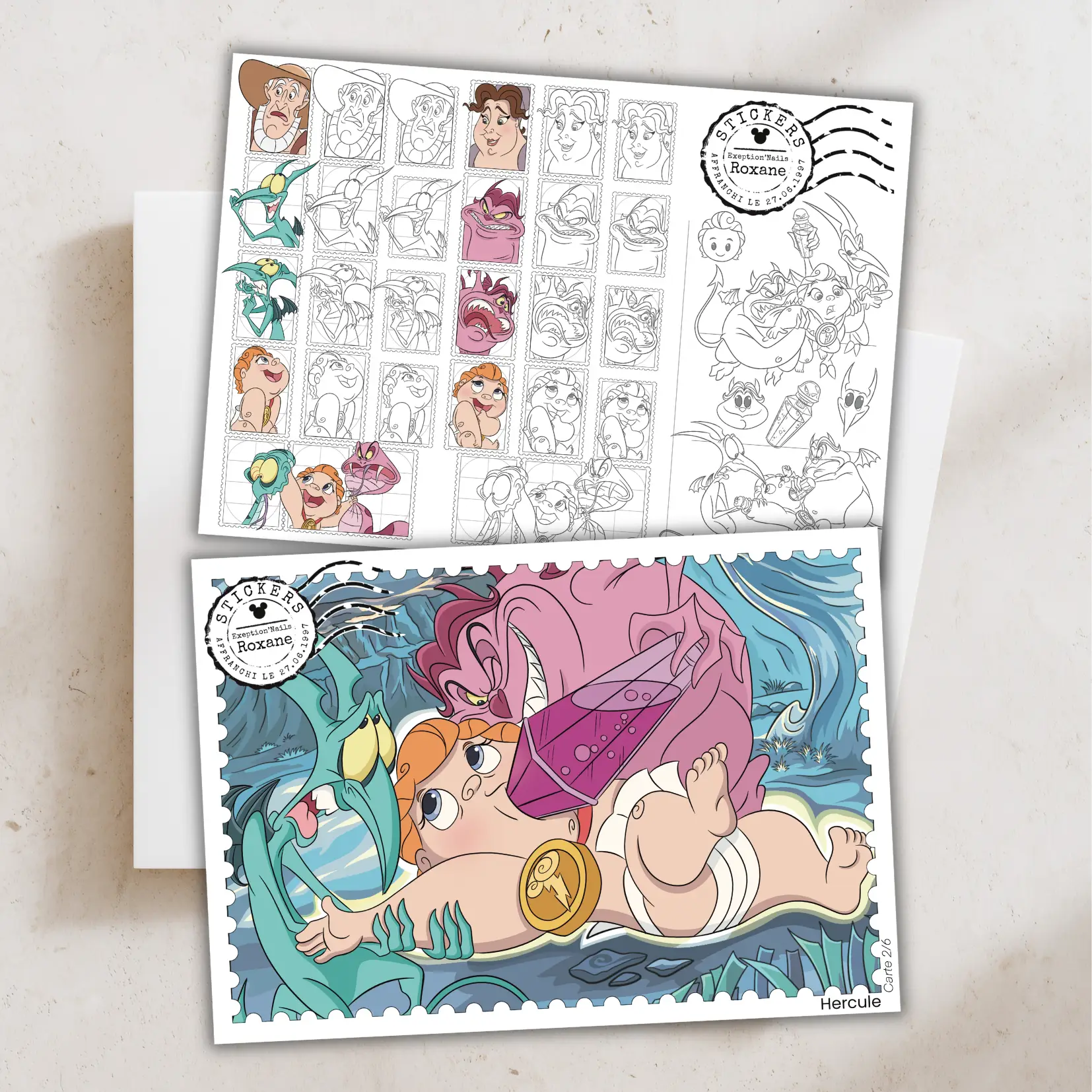 Hercule - lot de 6 cartes – Image 3