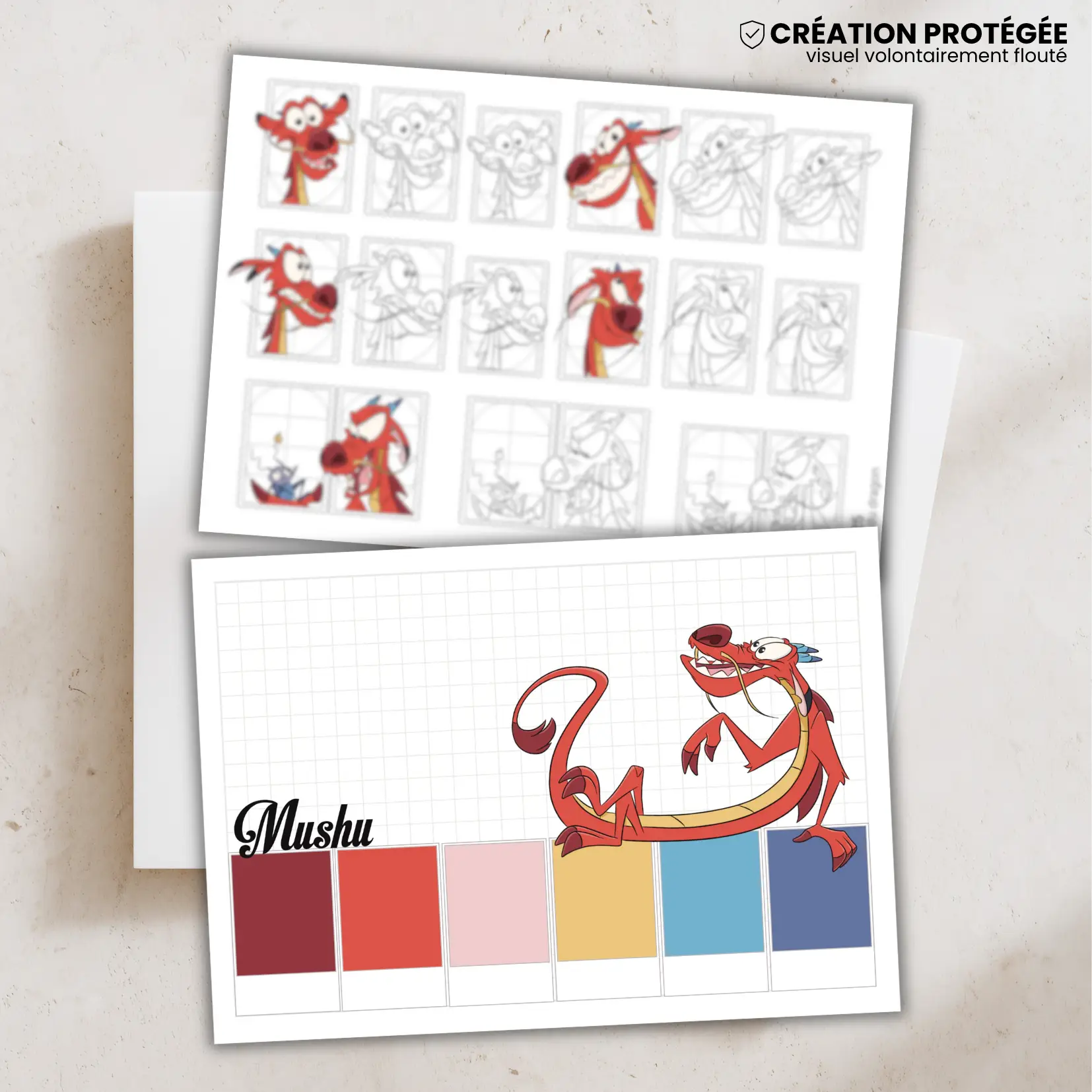 Mushu – 1 mini carte
