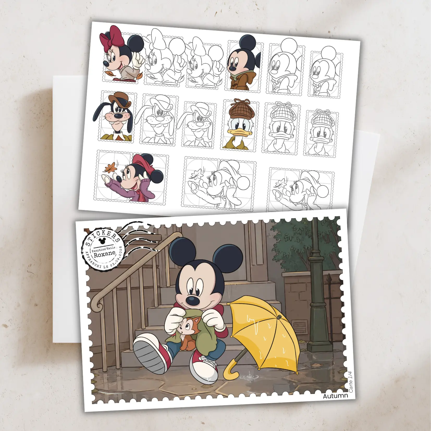 Autumn – 4 minis cartes