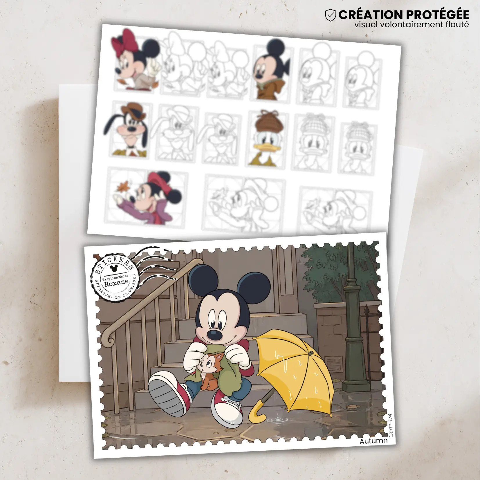 Autumn – 4 minis cartes