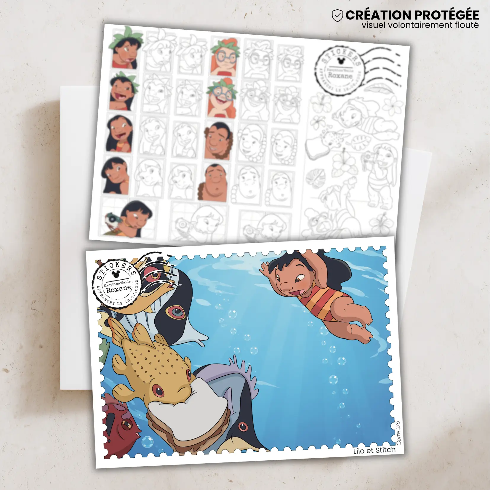 Lilo et Stitch – 6 cartes
