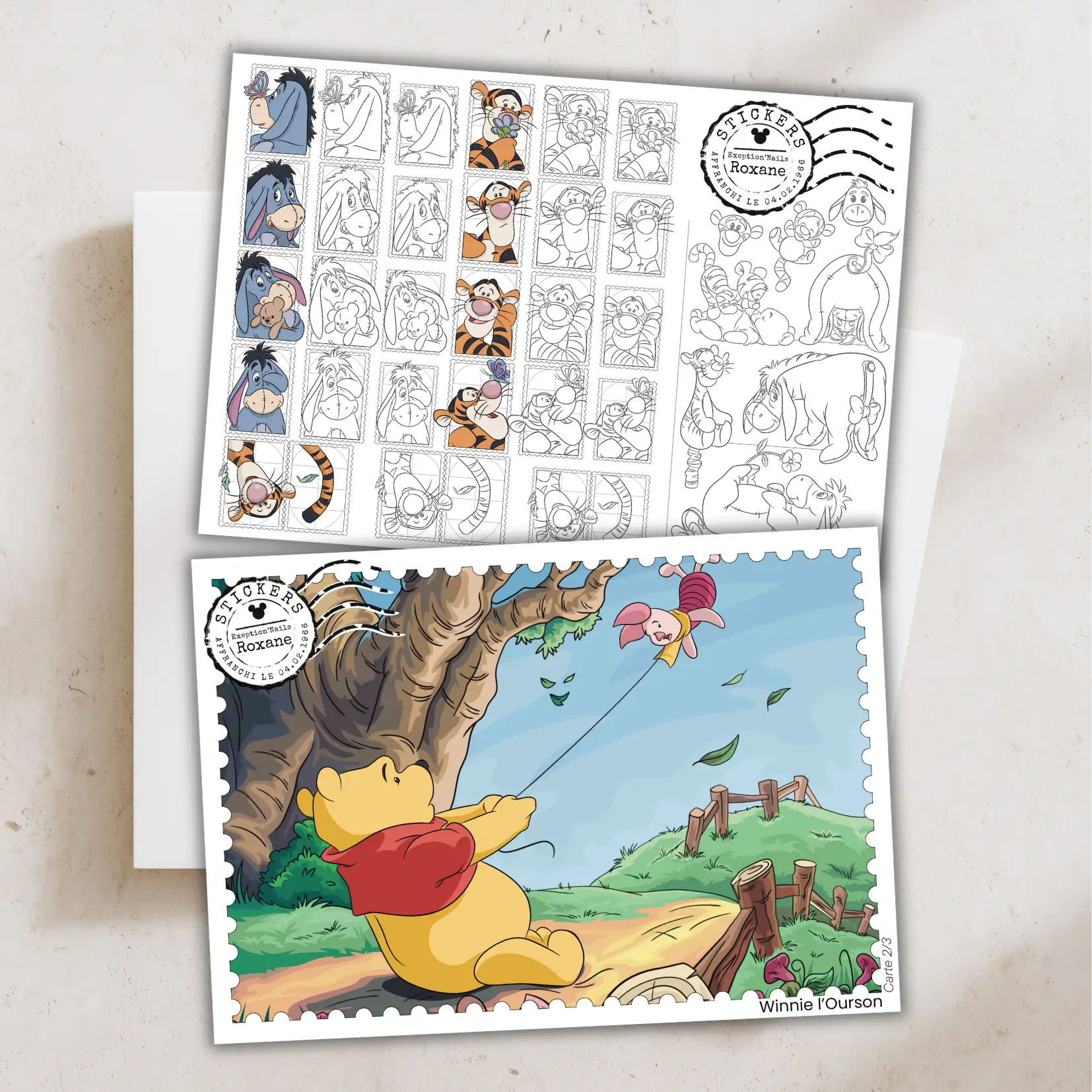 Winnie l&rsquo;ourson – lot de 3 cartes