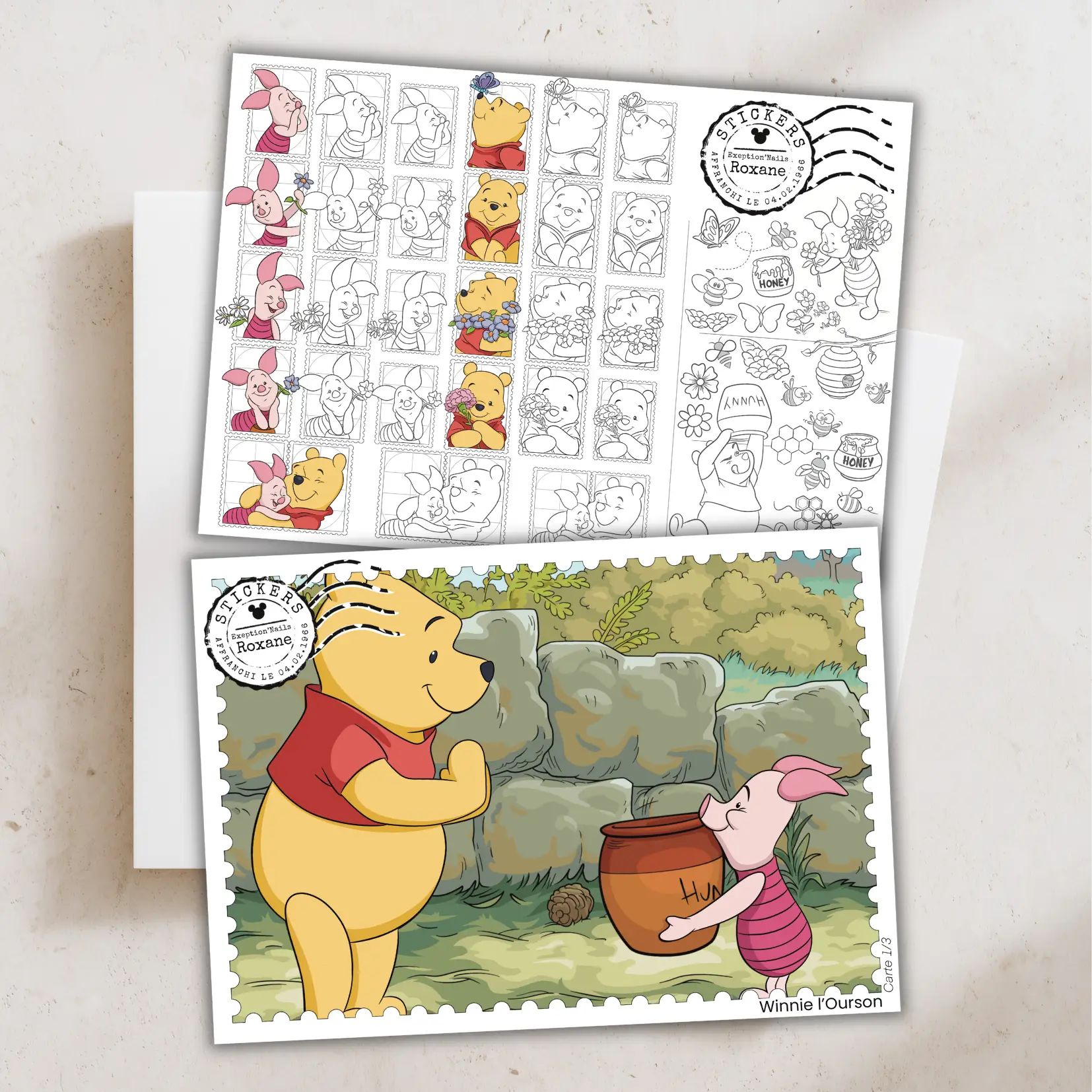 Winnie l&rsquo;ourson – lot de 3 cartes