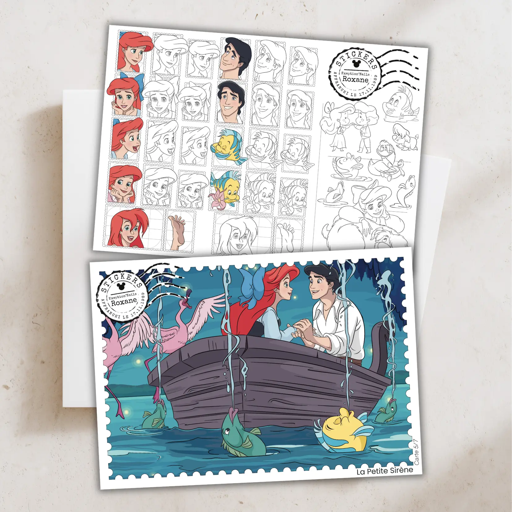 La Petite Sirène - lot de 7 cartes – Image 5