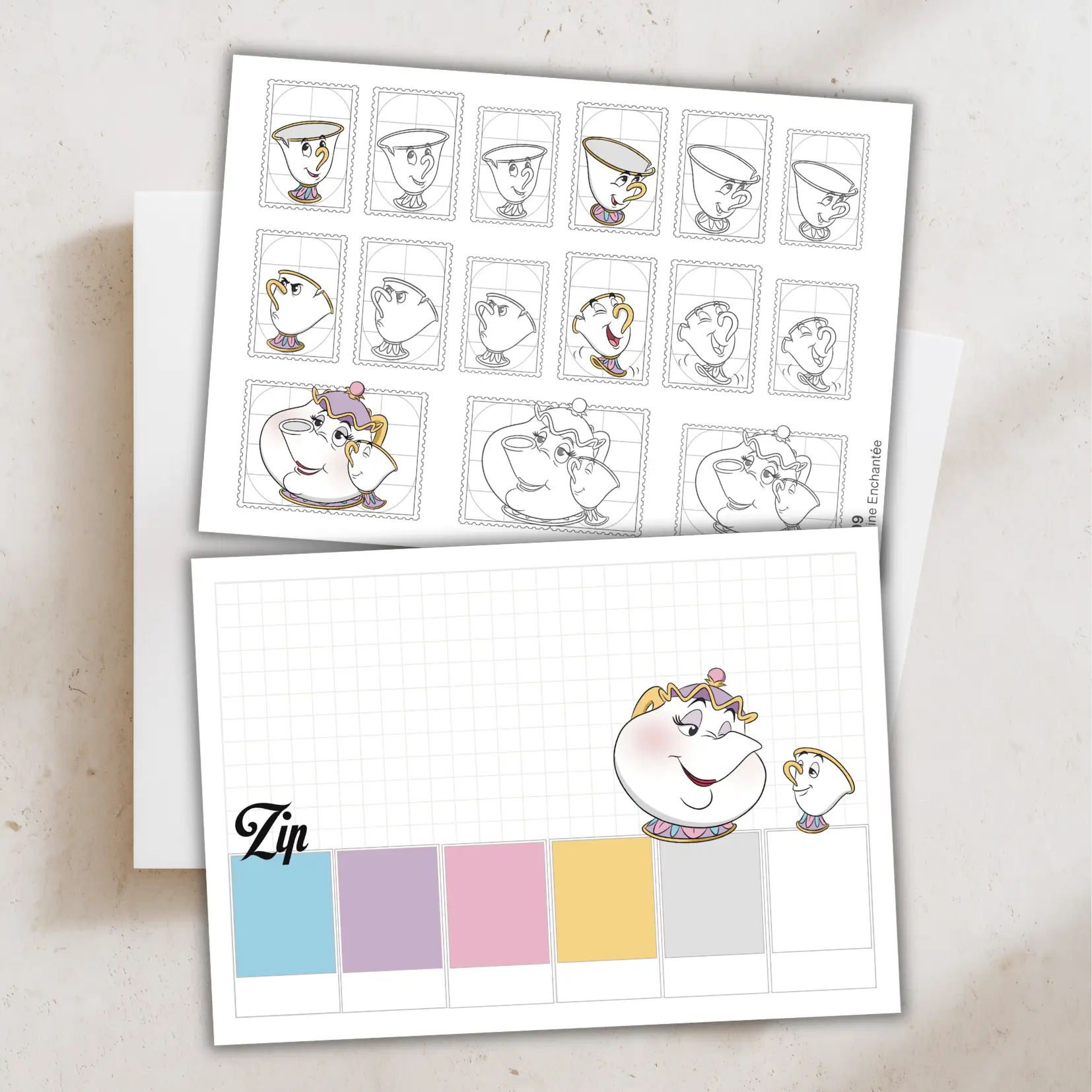Zip – 1 mini carte