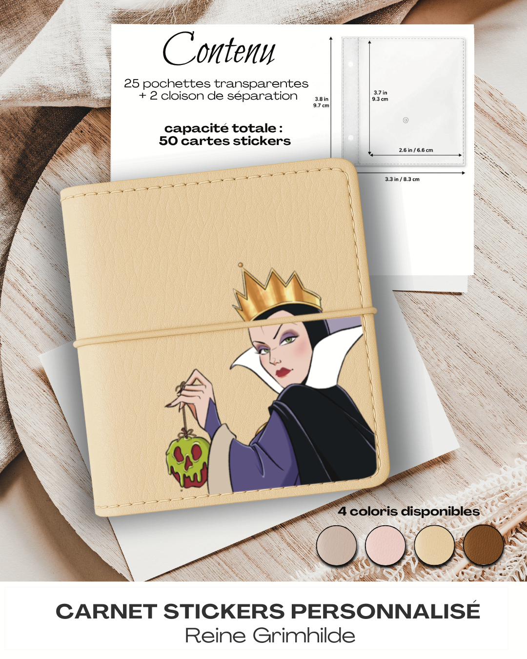 Carnet Stickers personnalisé - Reine Grimhilde – Image 4