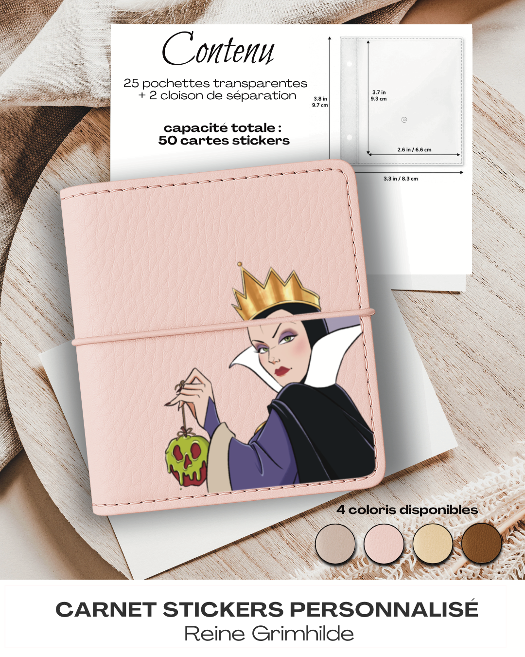 Carnet Stickers personnalisé - Reine Grimhilde – Image 3