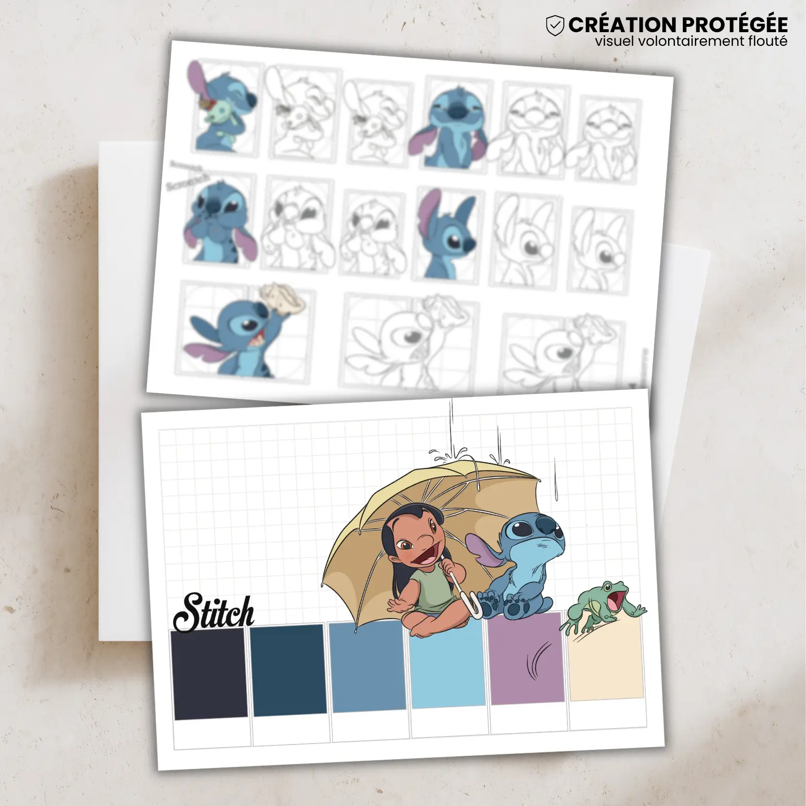 Stitch – 1 mini carte
