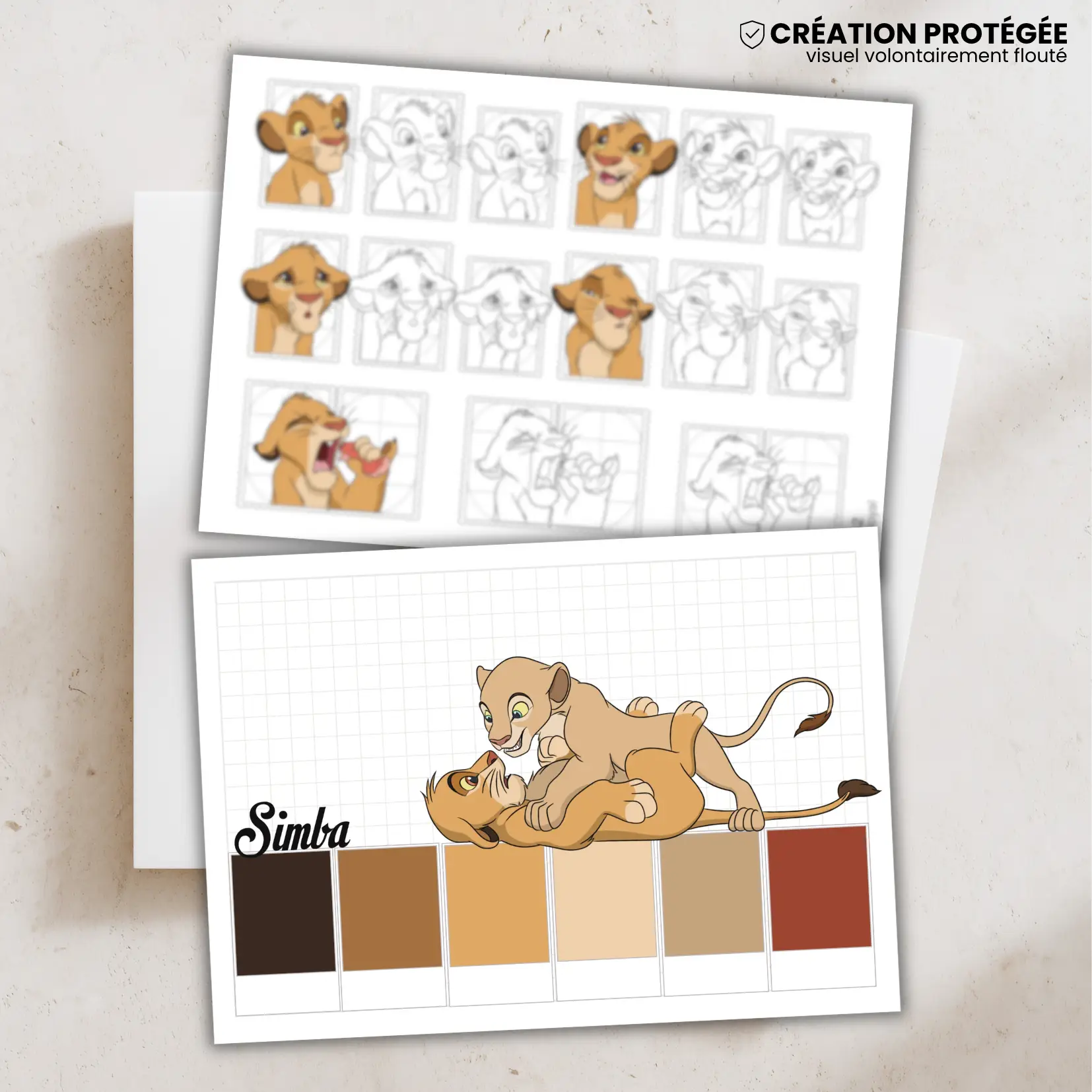 Simba – 1 mini carte