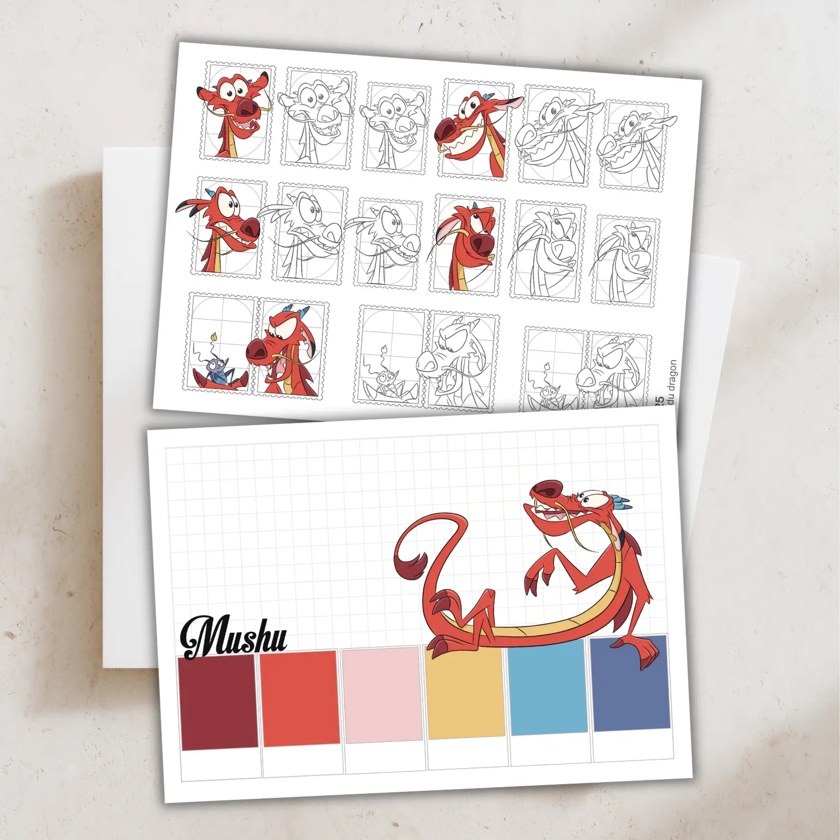 Mushu – 1 mini carte