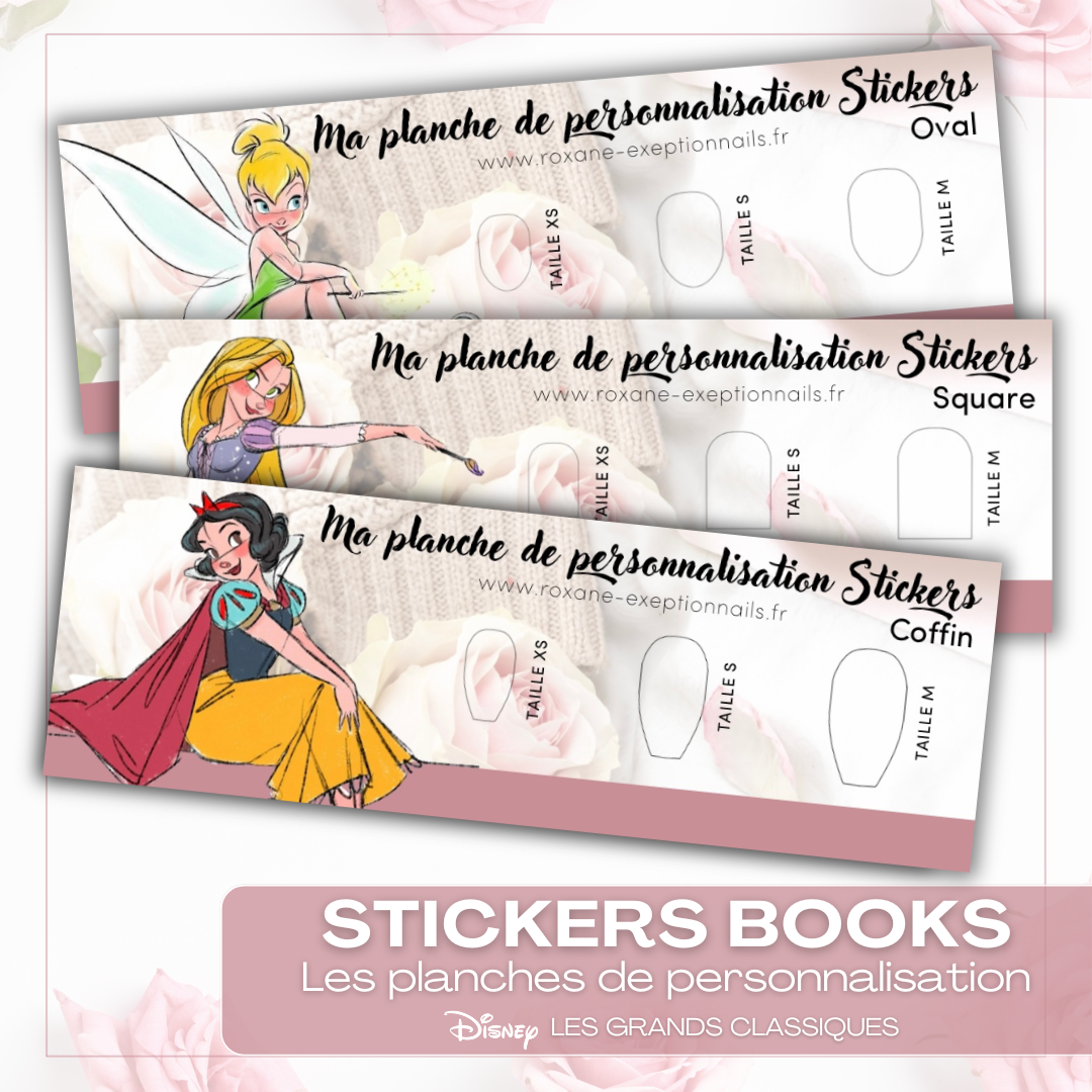Planche de personnalisation pour Stickers Books – (format numérique)