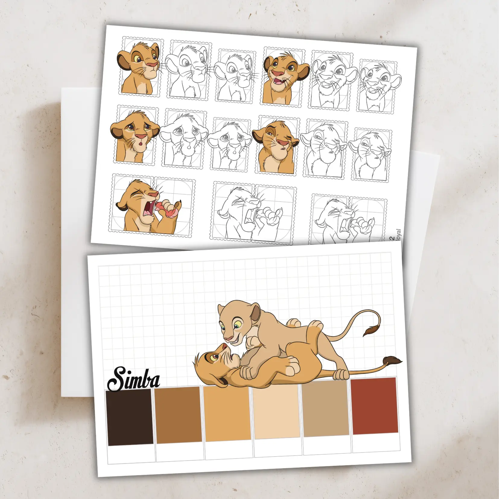 Simba – 1 mini carte