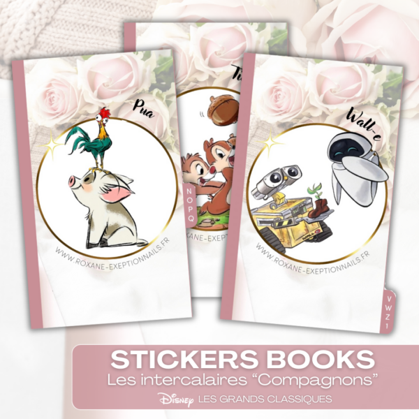 6 Intercalaires “Compagnons Disney” pour Stickers Book (format numérique) – Image 2