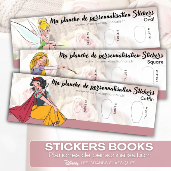 Planche de personnalisation pour Stickers Books – (format numérique)