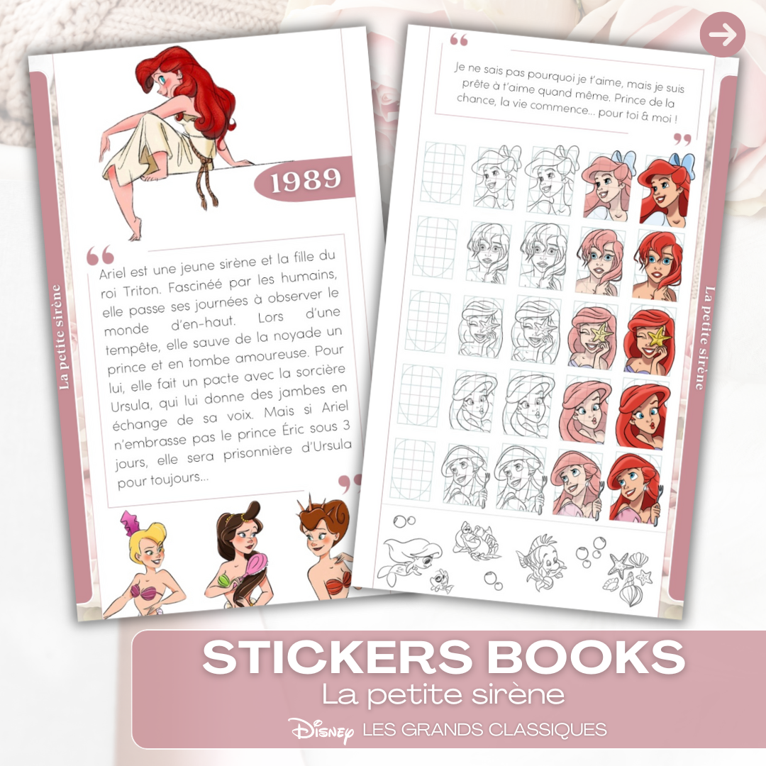 La petite sirène – Stickers Book (format numérique)