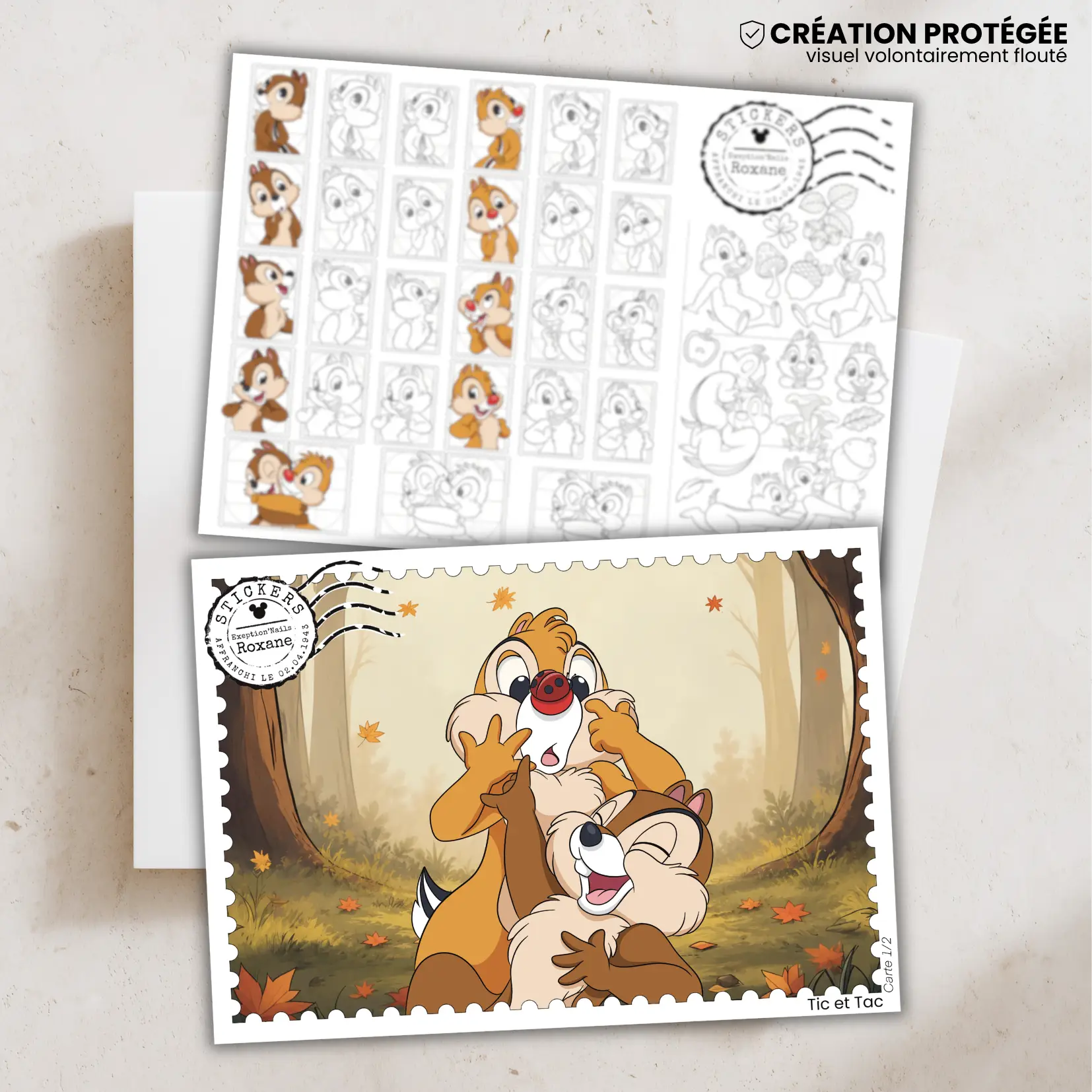 Tic et Tac – 2 cartes