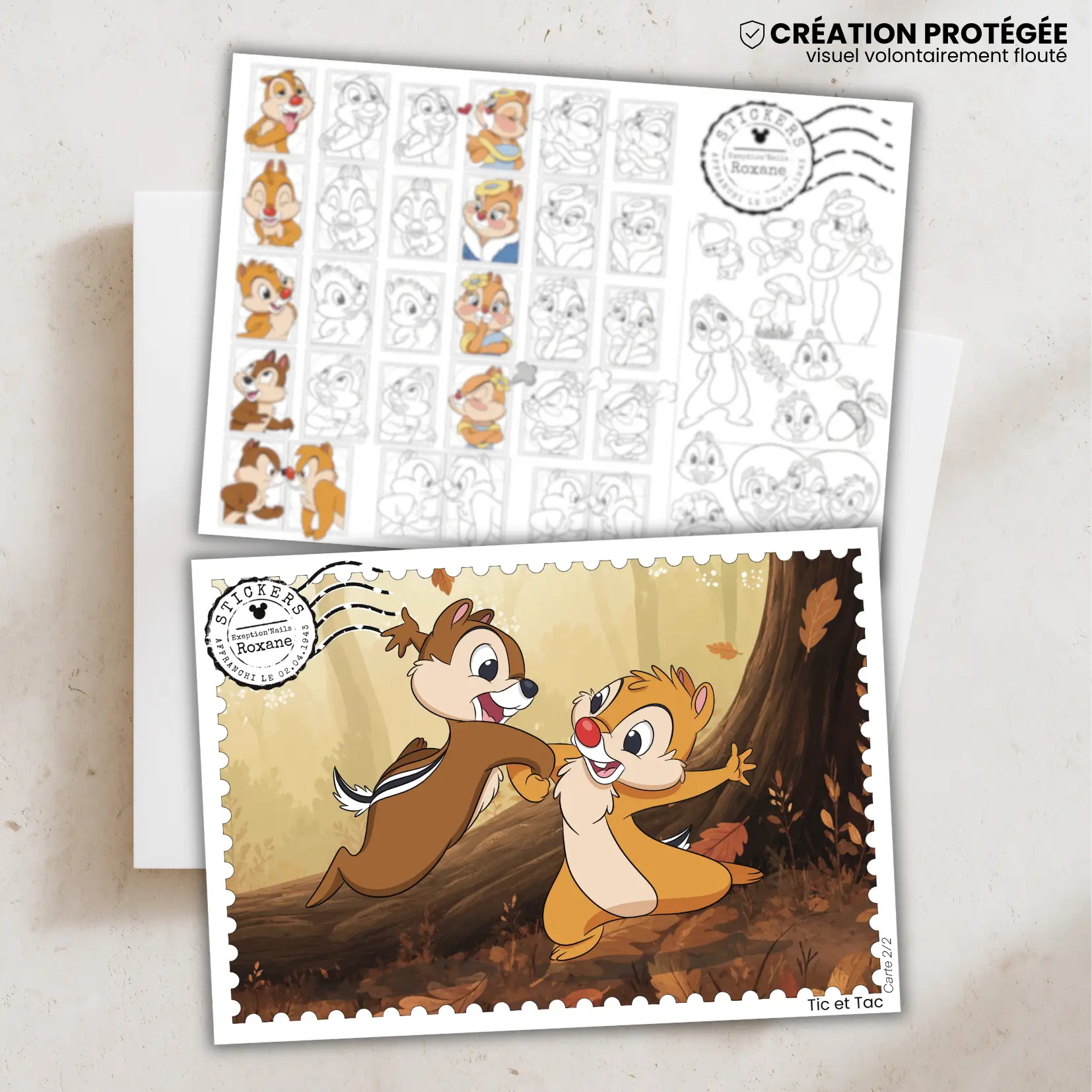 Tic et Tac – 2 cartes