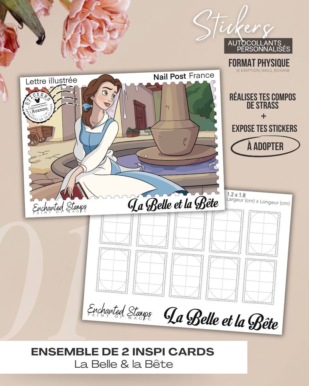 La Belle et la Bête – lot de 2 Inspi Cards