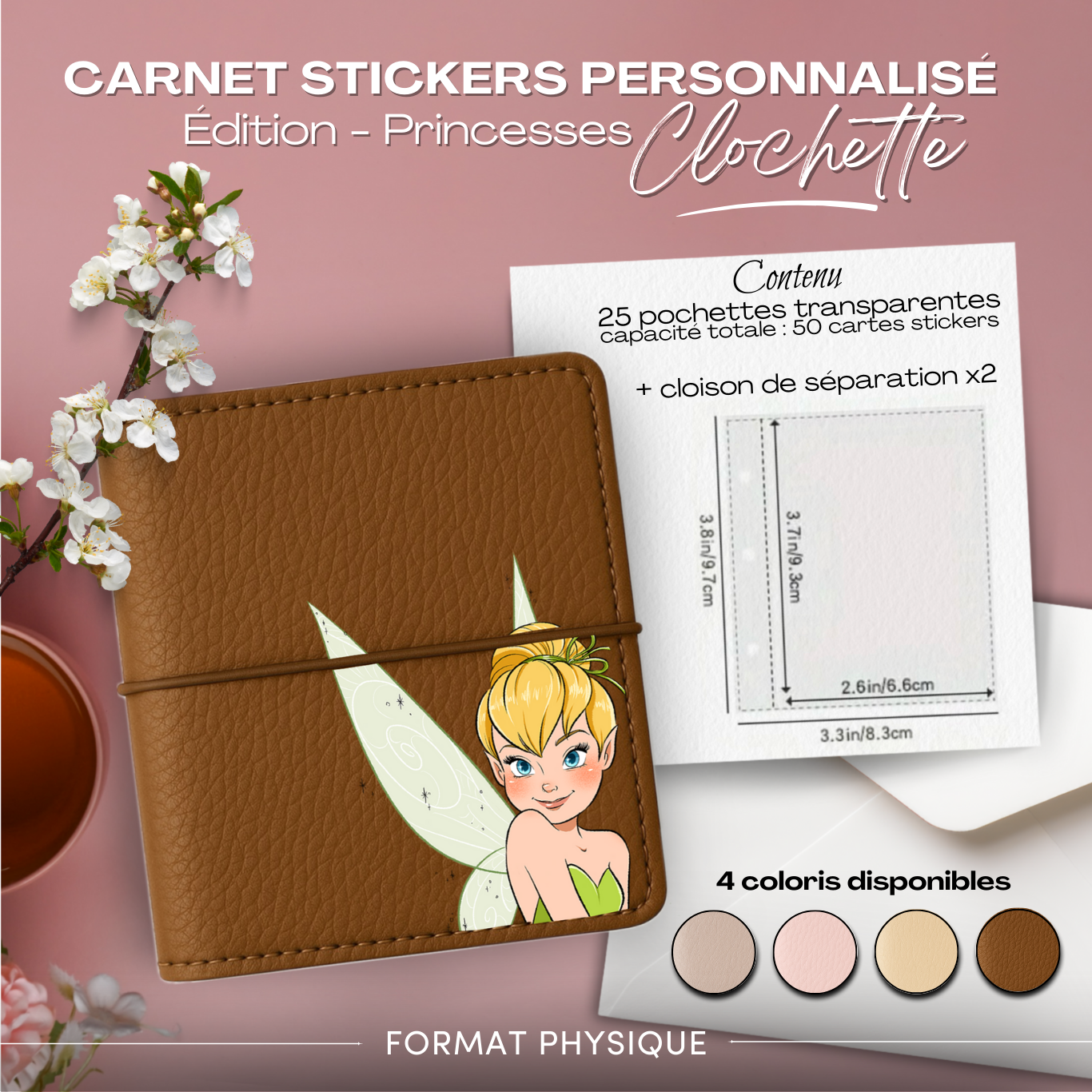 Carnet Stickers personnalisé - Édition Princesse - Clochette – Image 4