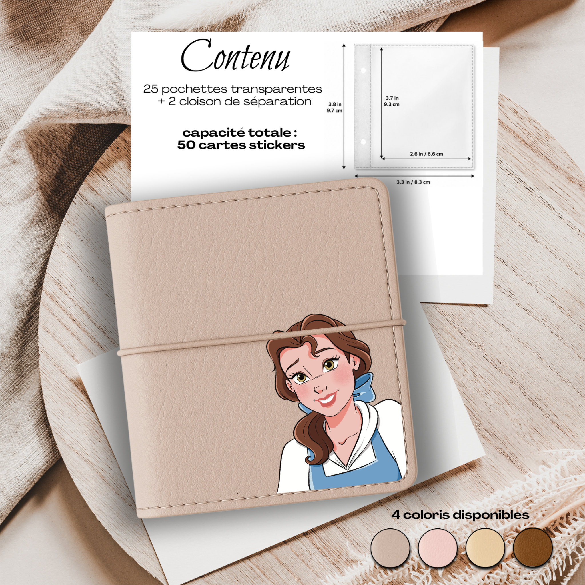 Carnet Stickers personnalisé – Belle