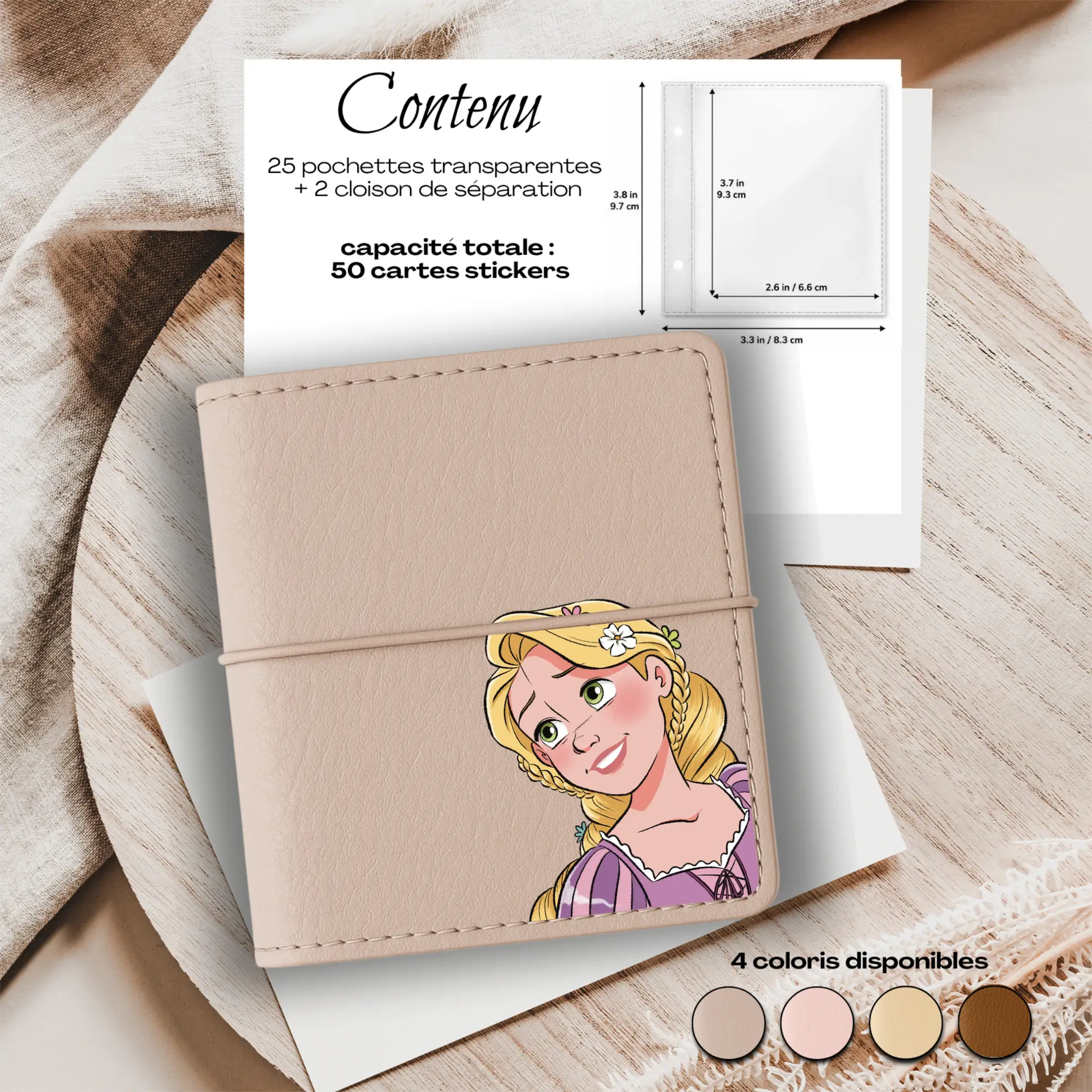 Carnet Stickers – Raiponce