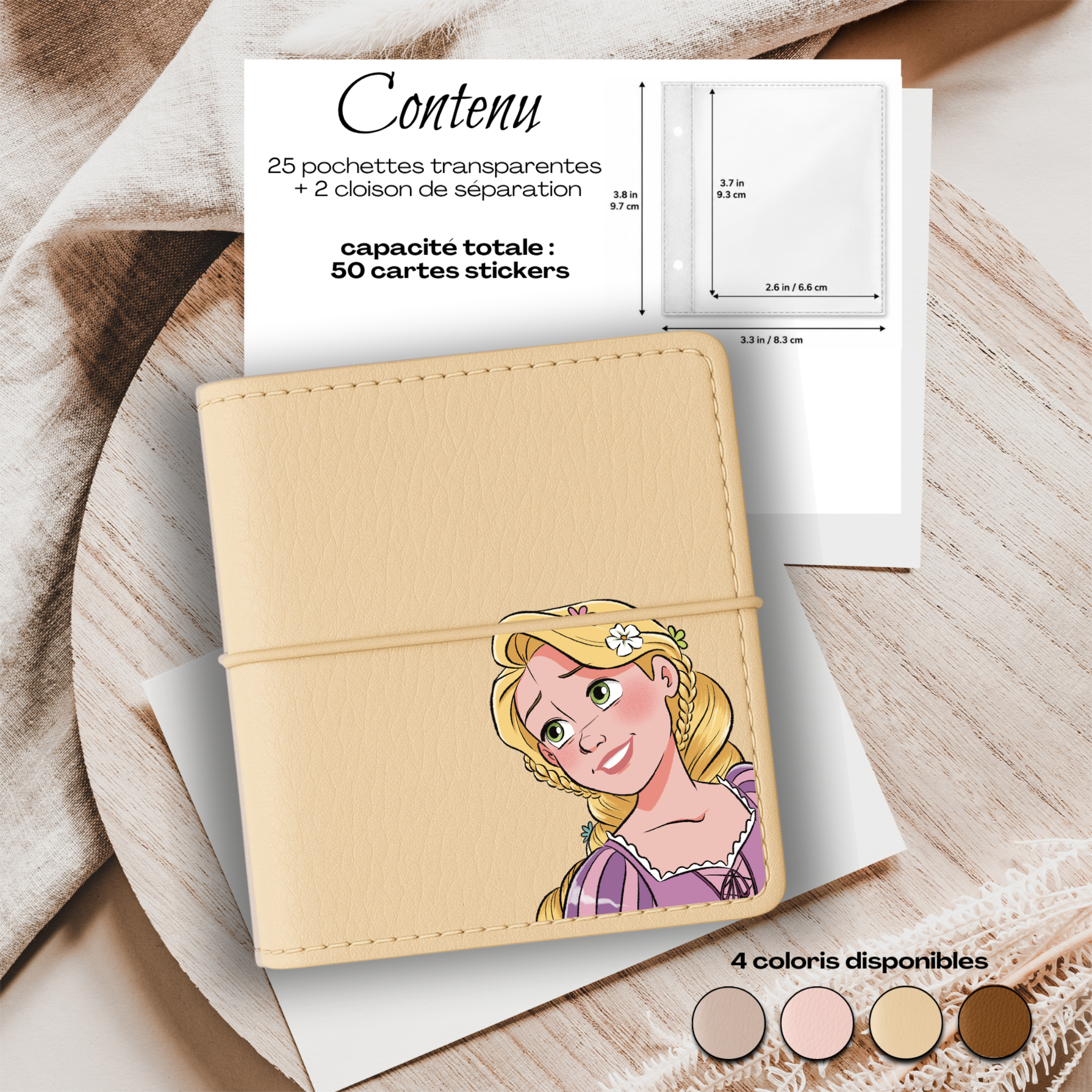 Carnet Stickers personnalisé - Raiponce – Image 3