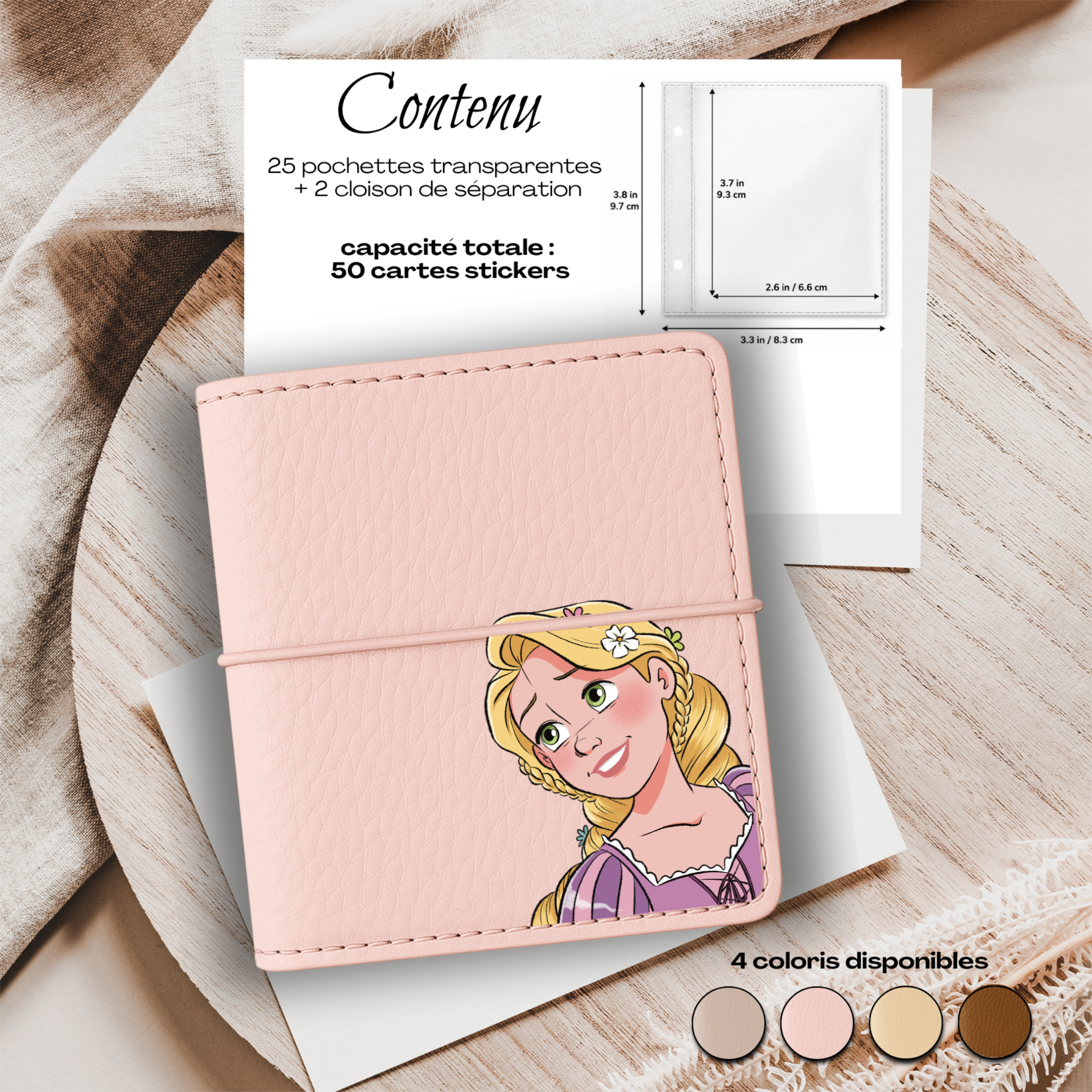 Carnet Stickers personnalisé - Raiponce – Image 4